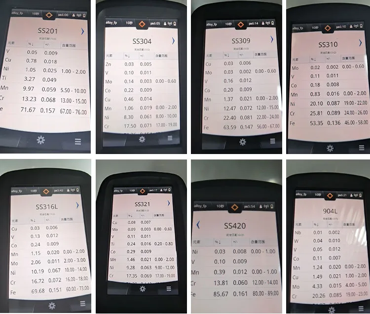 ASTM ท่อเหล็กไร้สแตนเลสทรงกลม 201 304 316 309S 310S 430 สะบัด/กระจกเคลือบ 3
